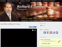 Tablet Screenshot of abogadoricardolemus.com
